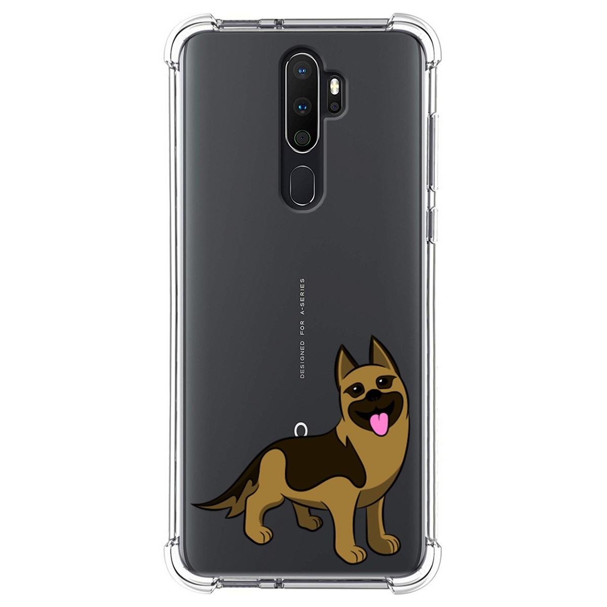 Funda Silicona Antigolpes para Oppo A5 2020 / A9 2020 diseño Perros 03 Dibujos