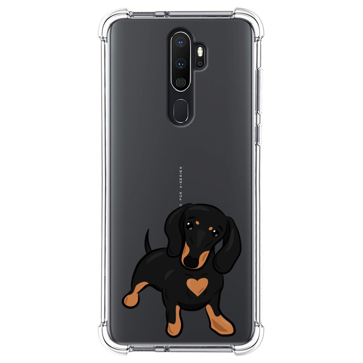 Funda Silicona Antigolpes para Oppo A5 2020 / A9 2020 diseño Perros 04 Dibujos