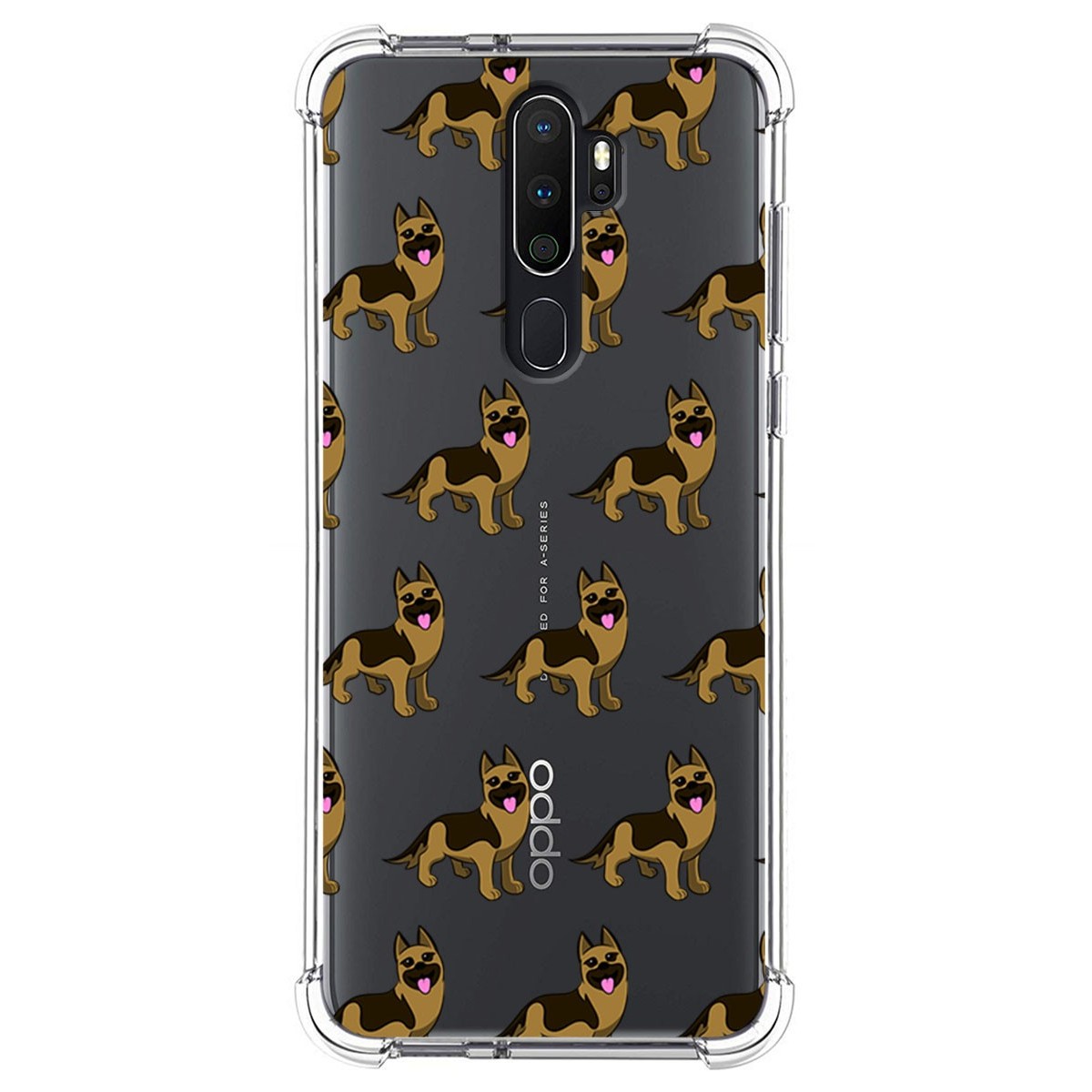Funda Silicona Antigolpes para Oppo A5 2020 / A9 2020 diseño Perros 09 Dibujos