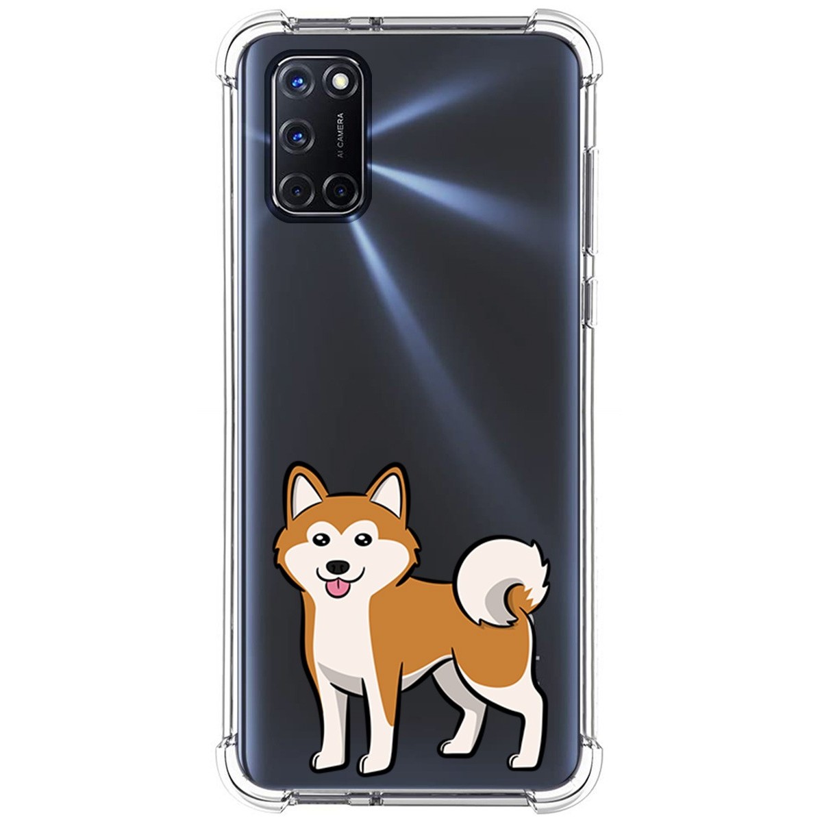 Funda Silicona Antigolpes para Oppo A52 / A72 diseño Perros 02 Dibujos