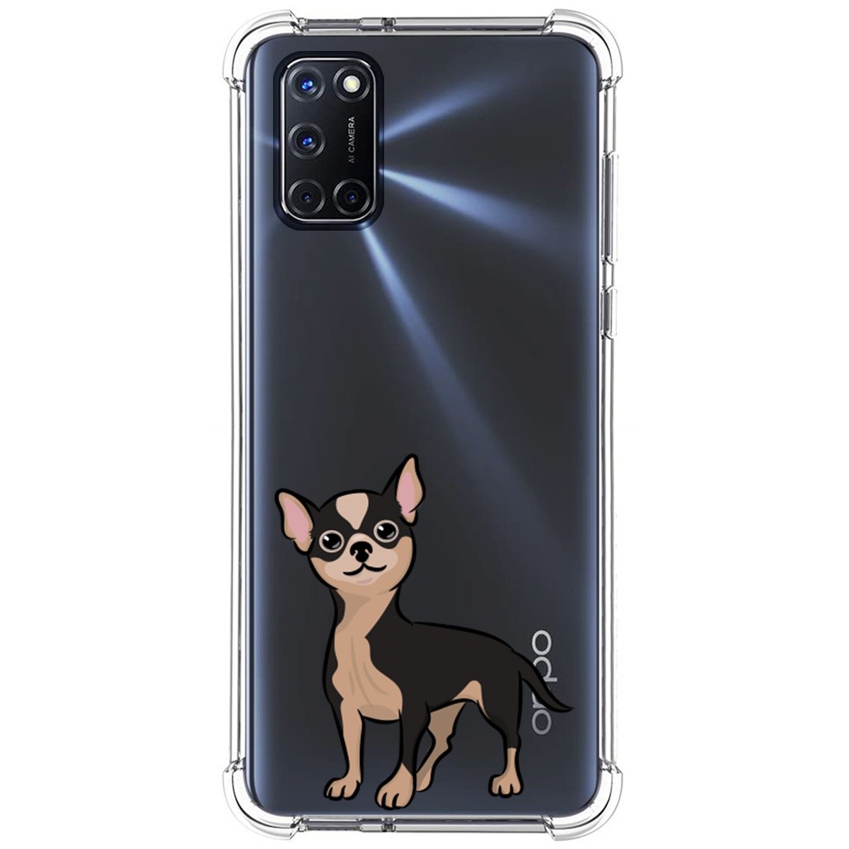 Funda Silicona Antigolpes para Oppo A52 / A72 diseño Perros 05 Dibujos