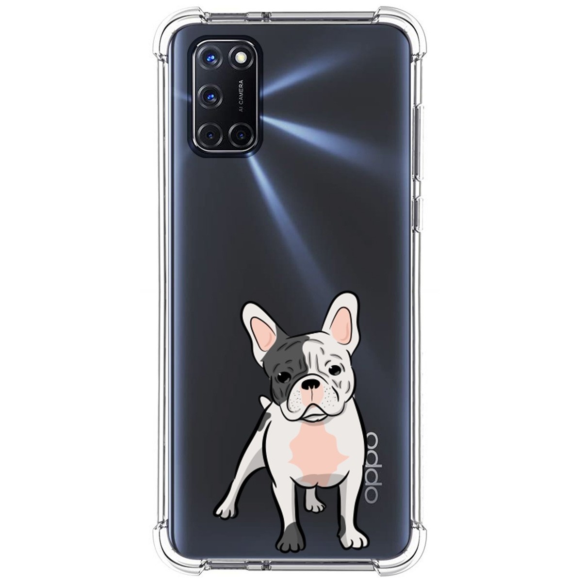 Funda Silicona Antigolpes para Oppo A52 / A72 diseño Perros 06 Dibujos