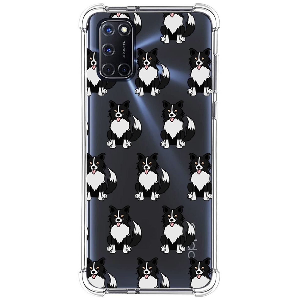 Funda Silicona Antigolpes para Oppo A52 / A72 diseño Perros 07 Dibujos