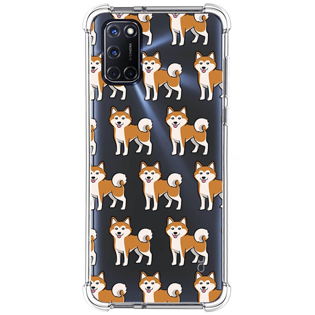 Funda Silicona Antigolpes para Oppo A52 / A72 diseño Perros 08 Dibujos