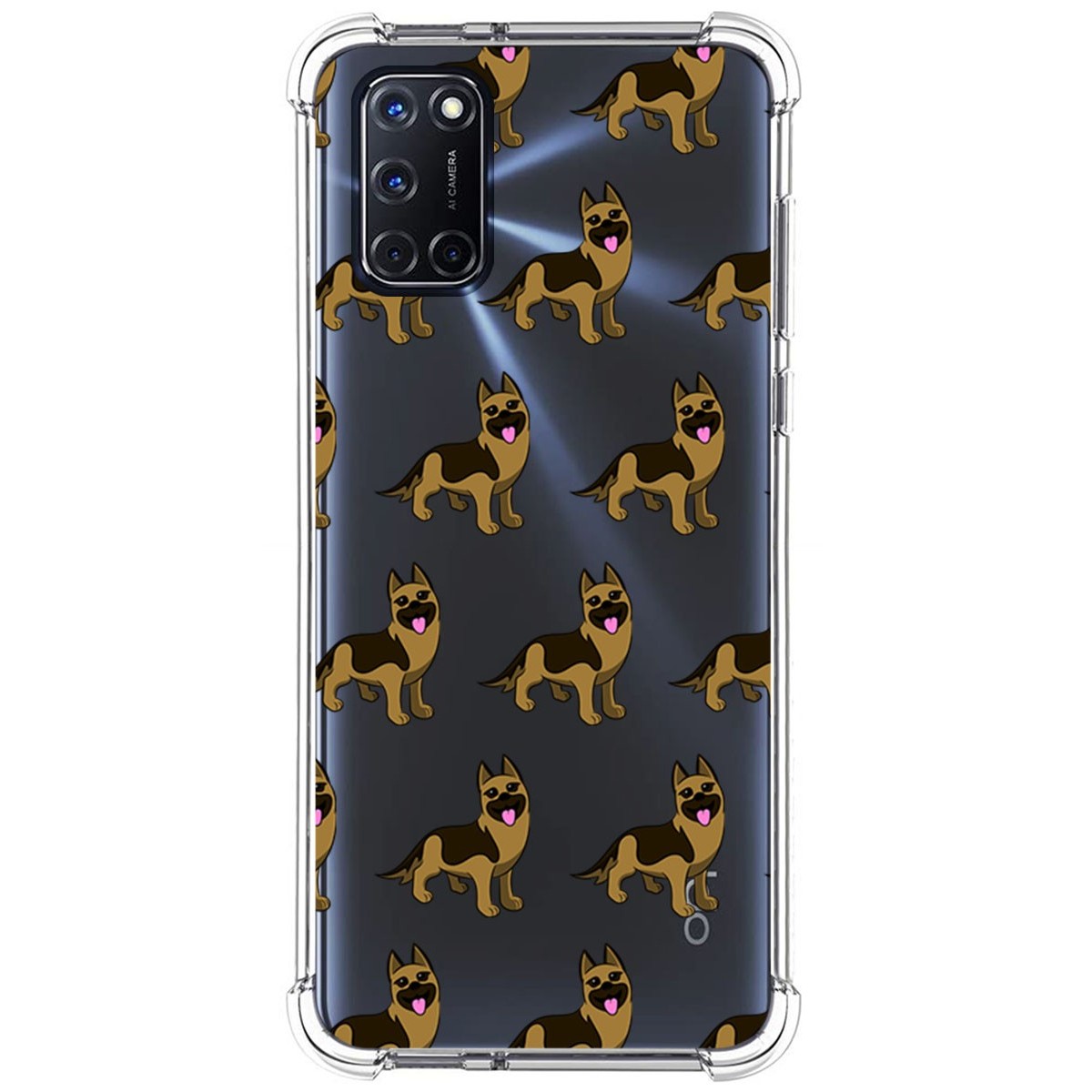 Funda Silicona Antigolpes para Oppo A52 / A72 diseño Perros 09 Dibujos