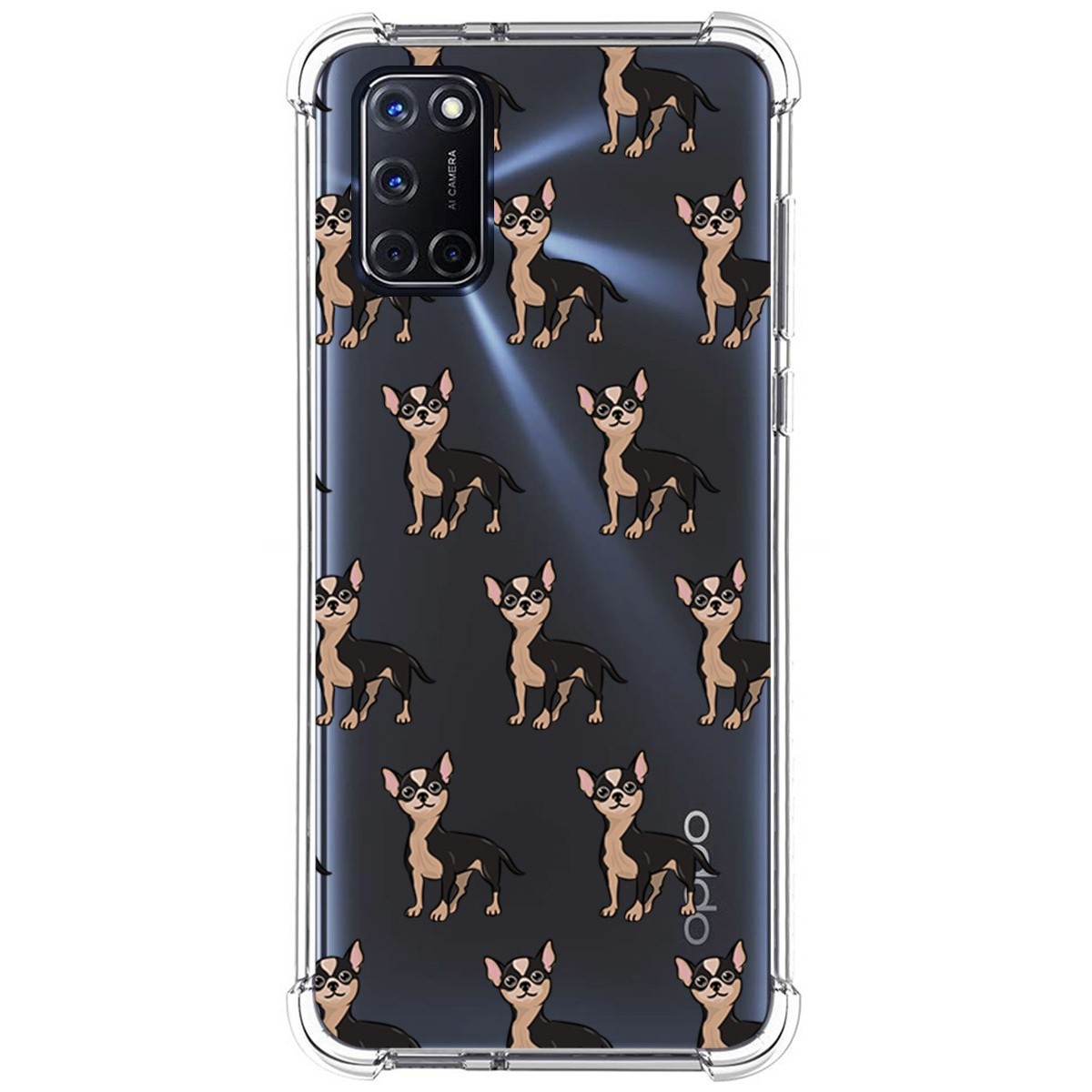 Funda Silicona Antigolpes para Oppo A52 / A72 diseño Perros 11 Dibujos