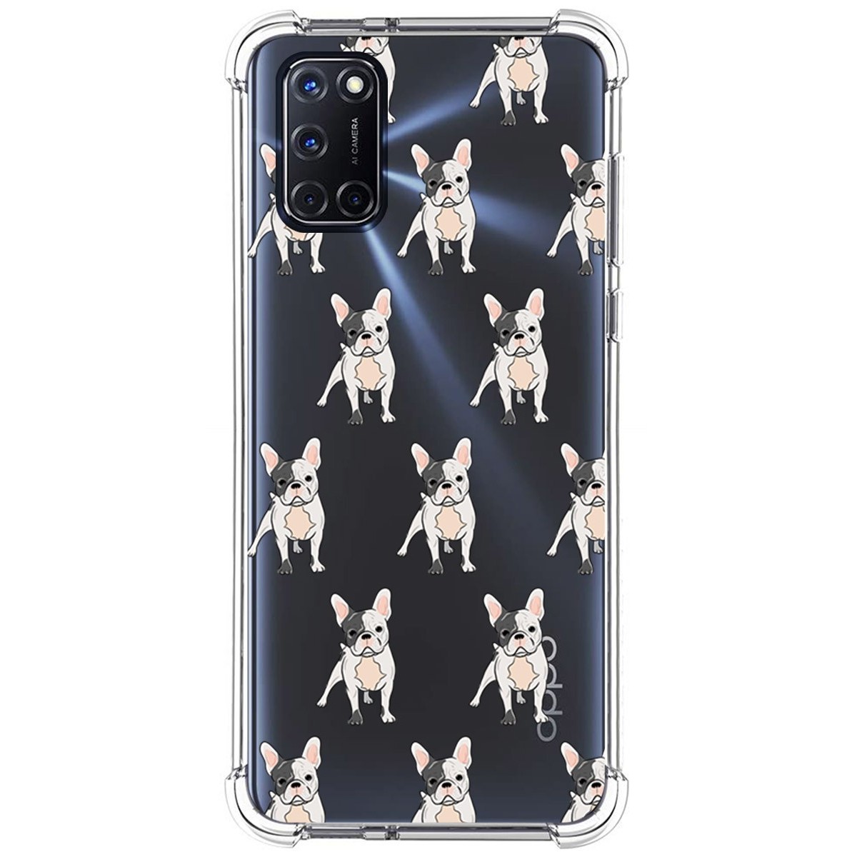 Funda Silicona Antigolpes para Oppo A52 / A72 diseño Perros 12 Dibujos