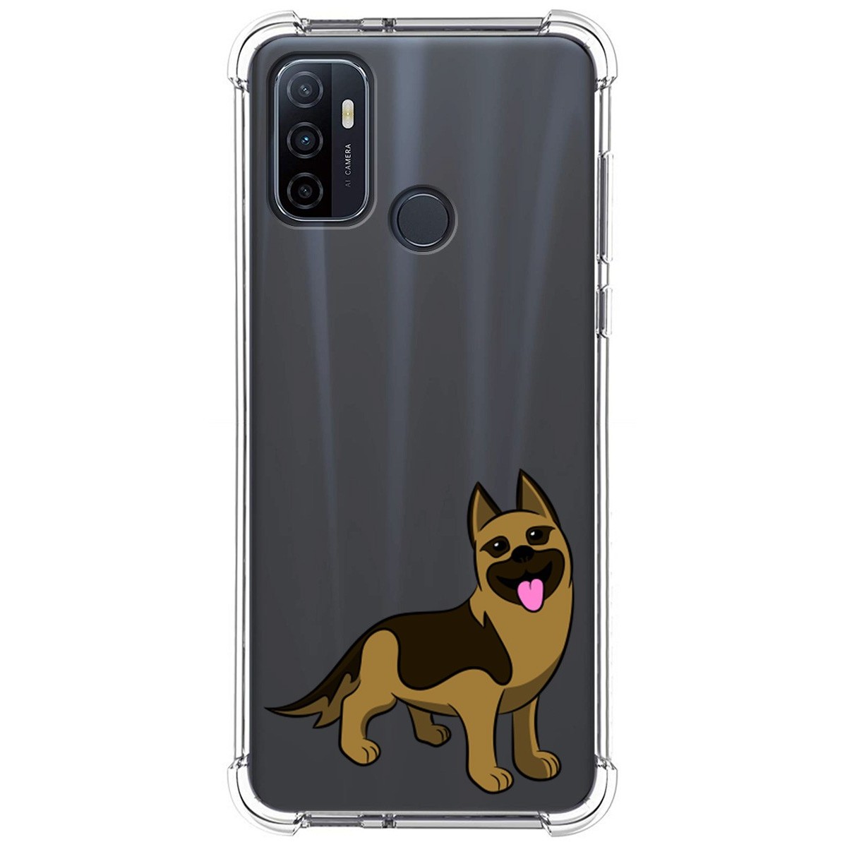 Funda Silicona Antigolpes para Oppo A53 / A53s diseño Perros 03 Dibujos