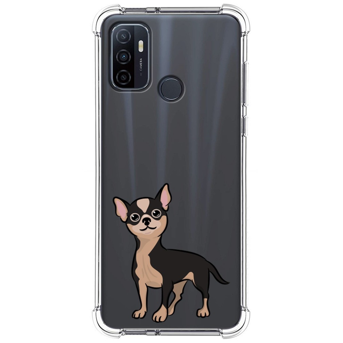 Funda Silicona Antigolpes para Oppo A53 / A53s diseño Perros 05 Dibujos