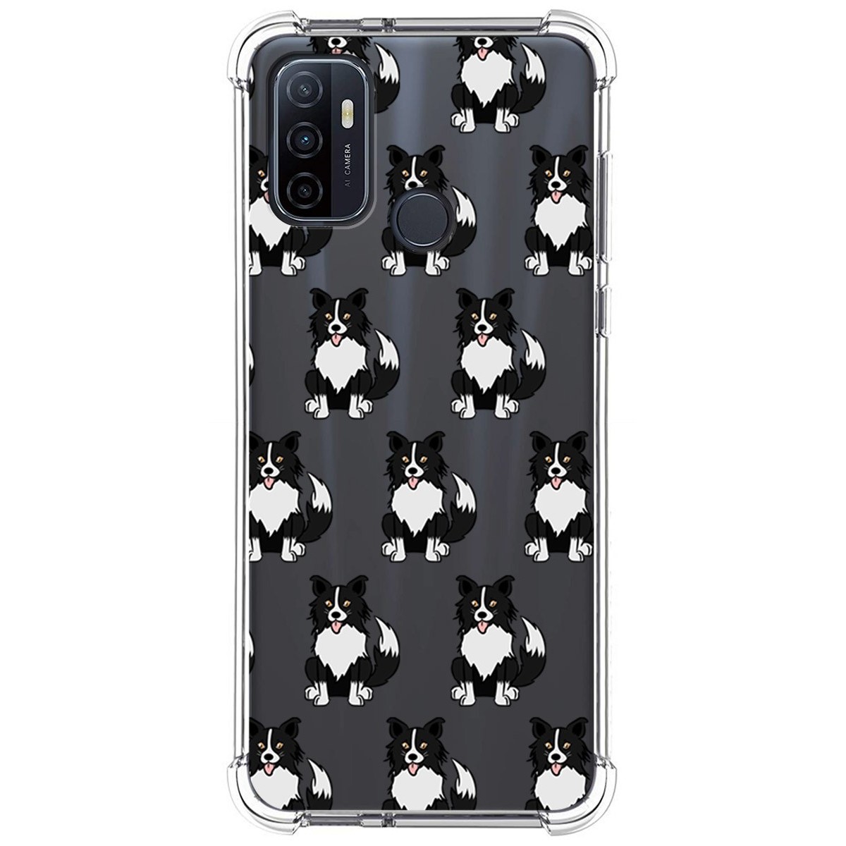 Funda Silicona Antigolpes para Oppo A53 / A53s diseño Perros 07 Dibujos