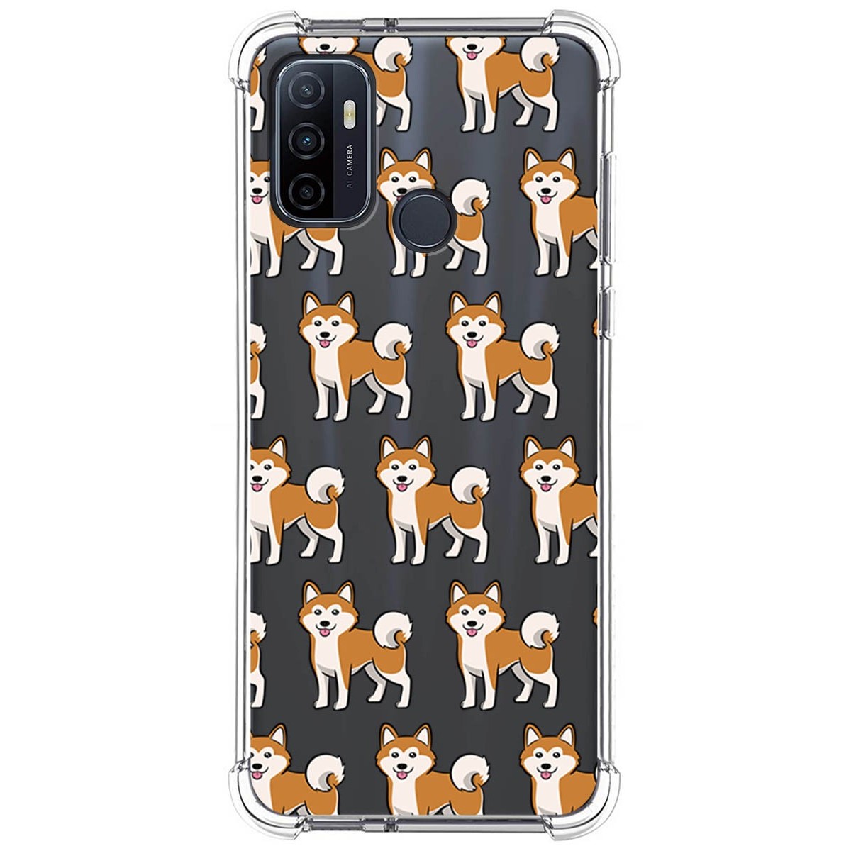 Funda Silicona Antigolpes para Oppo A53 / A53s diseño Perros 08 Dibujos