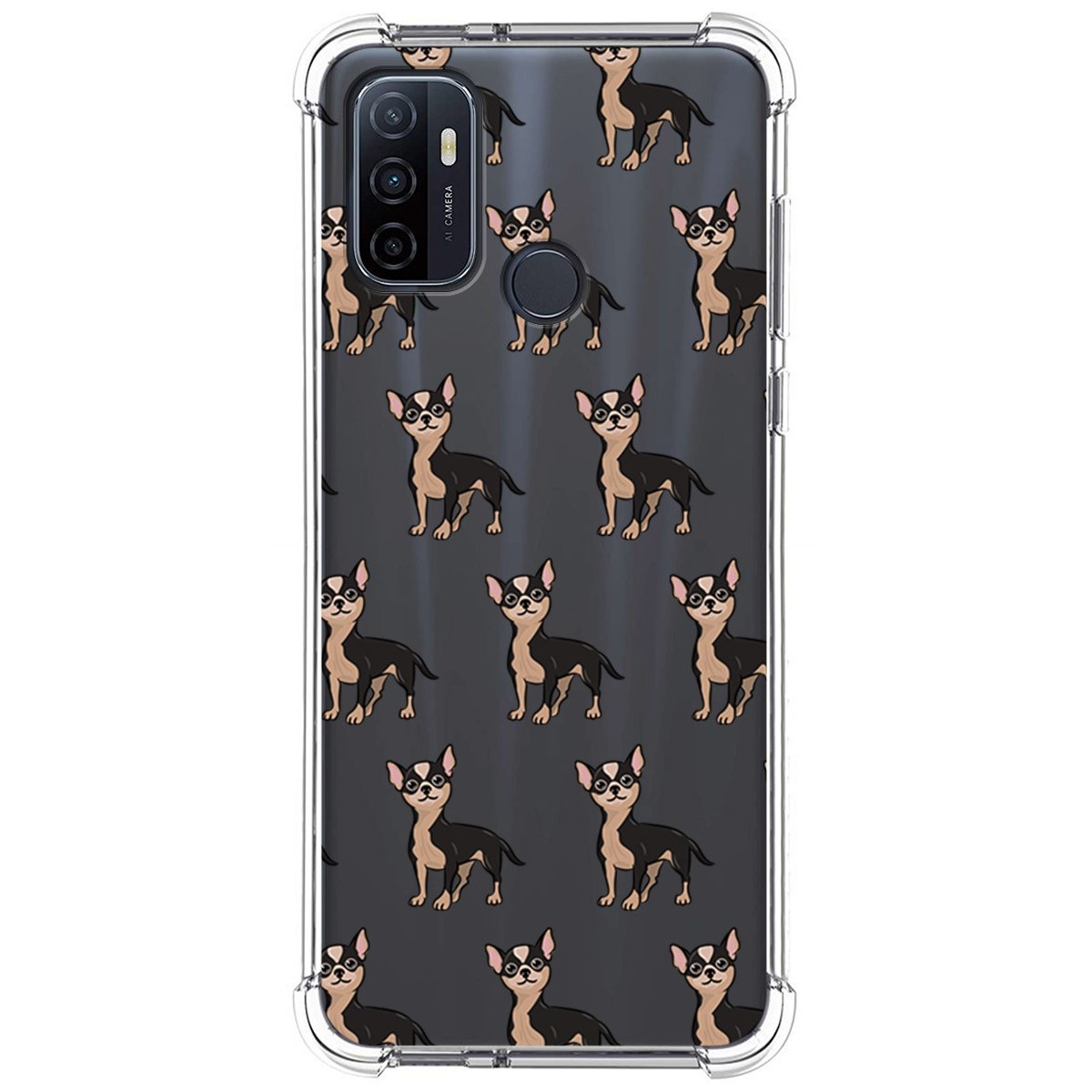Funda Silicona Antigolpes para Oppo A53 / A53s diseño Perros 11 Dibujos