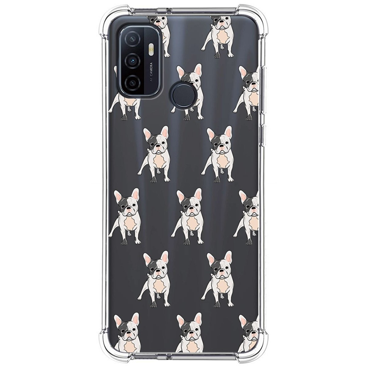 Funda Silicona Antigolpes para Oppo A53 / A53s diseño Perros 12 Dibujos