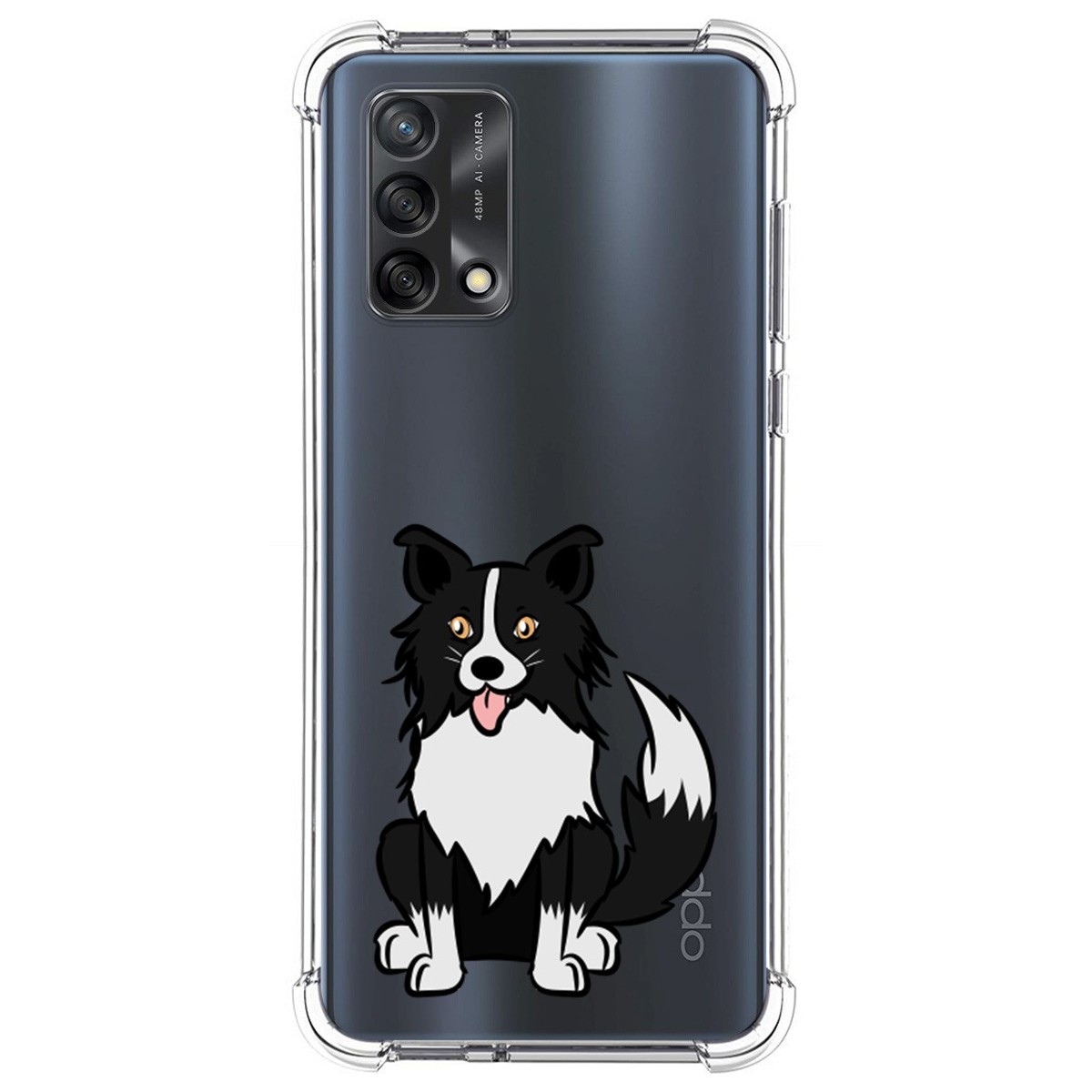 Funda Silicona Antigolpes para Oppo A74 4G diseño Perros 01 Dibujos