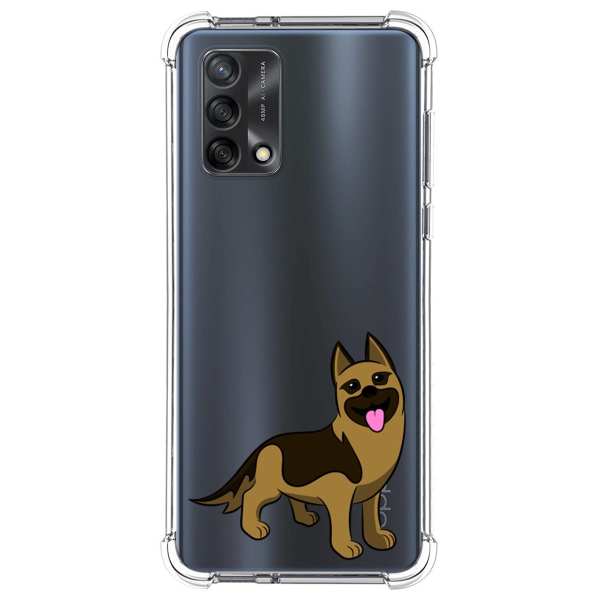 Funda Silicona Antigolpes para Oppo A74 4G diseño Perros 03 Dibujos
