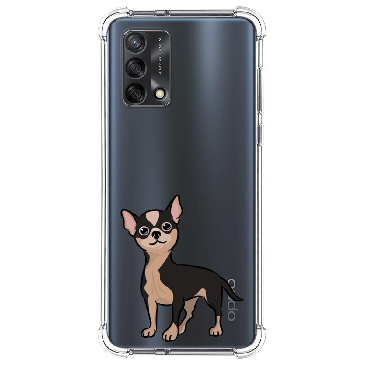 Funda Silicona Antigolpes para Oppo A74 4G diseño Perros 05 Dibujos