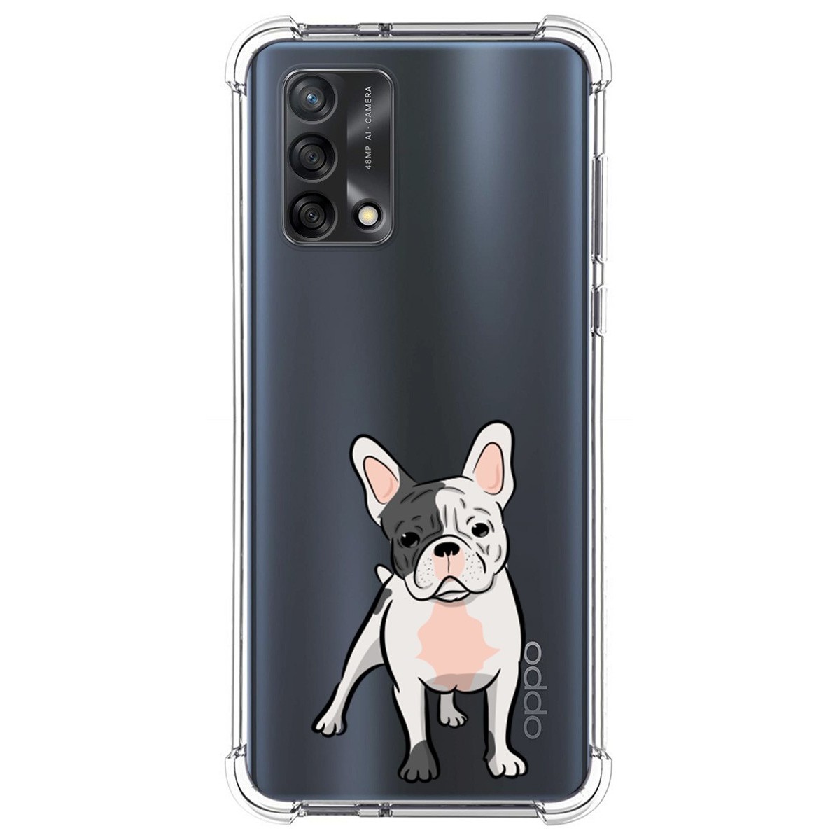 Funda Silicona Antigolpes para Oppo A74 4G diseño Perros 06 Dibujos