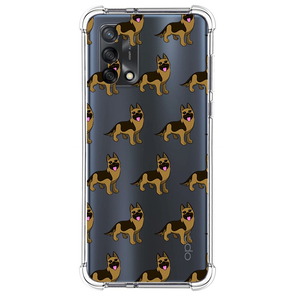 Funda Silicona Antigolpes para Oppo A74 4G diseño Perros 09 Dibujos