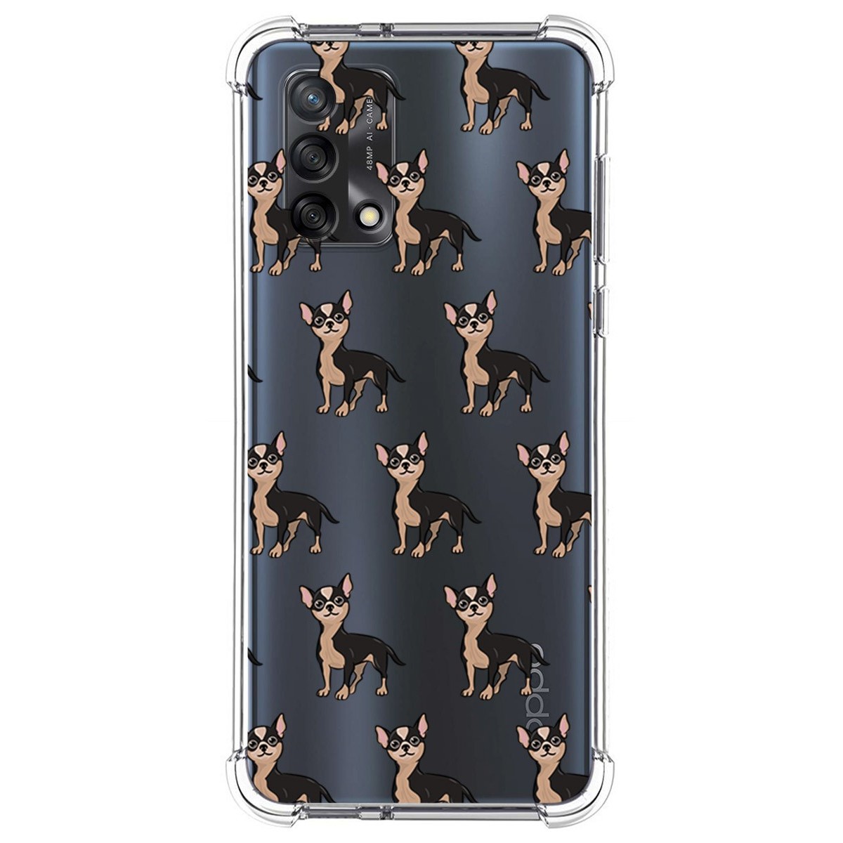 Funda Silicona Antigolpes para Oppo A74 4G diseño Perros 11 Dibujos