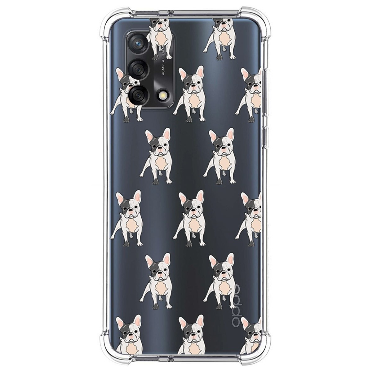 Funda Silicona Antigolpes para Oppo A74 4G diseño Perros 12 Dibujos