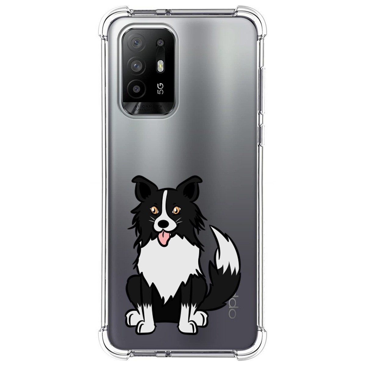 Funda Silicona Antigolpes para Oppo A94 5G diseño Perros 01 Dibujos