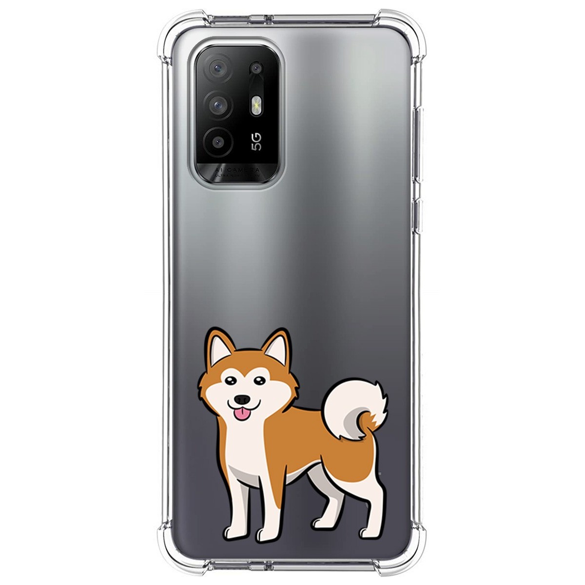 Funda Silicona Antigolpes para Oppo A94 5G diseño Perros 02 Dibujos