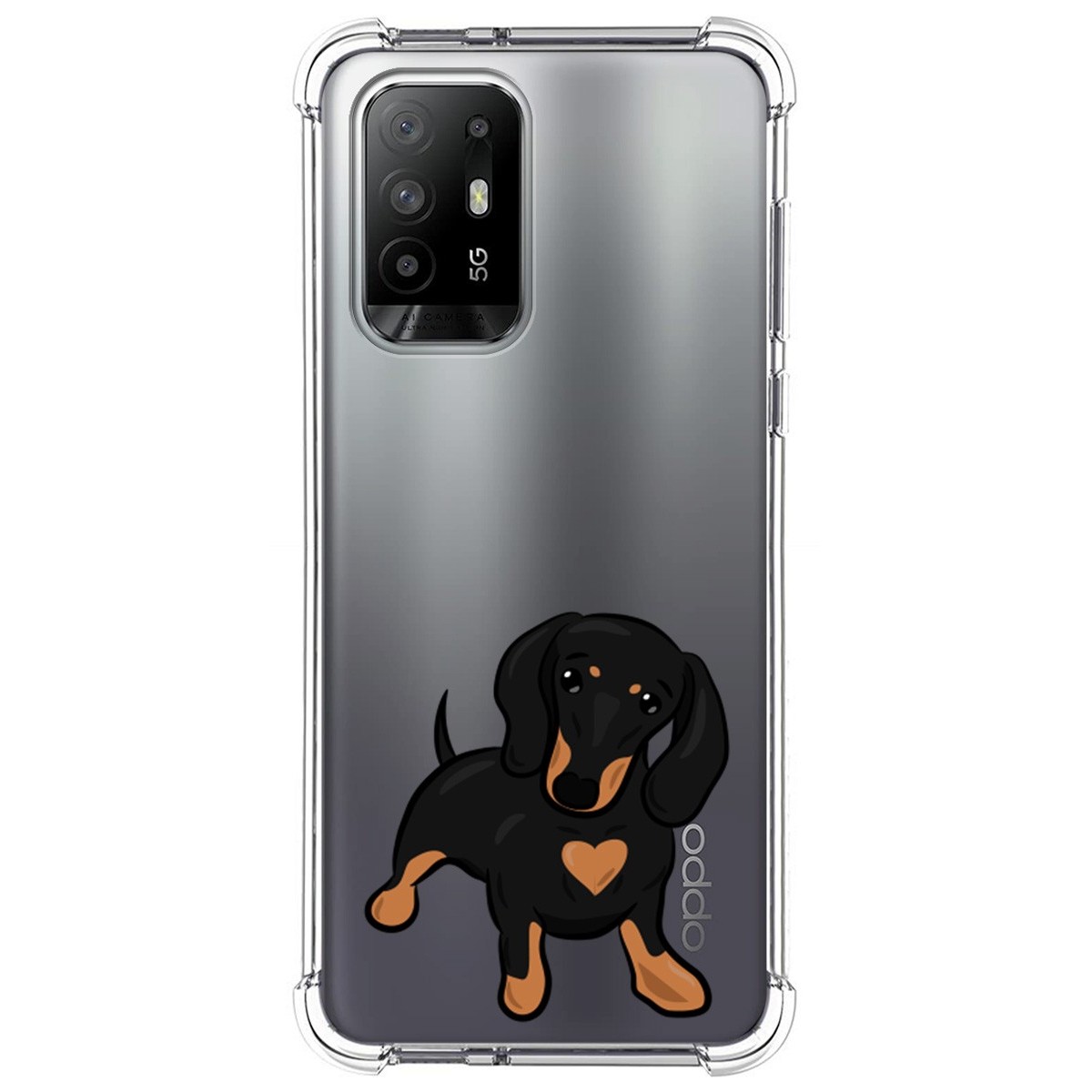 Funda Silicona Antigolpes para Oppo A94 5G diseño Perros 04 Dibujos
