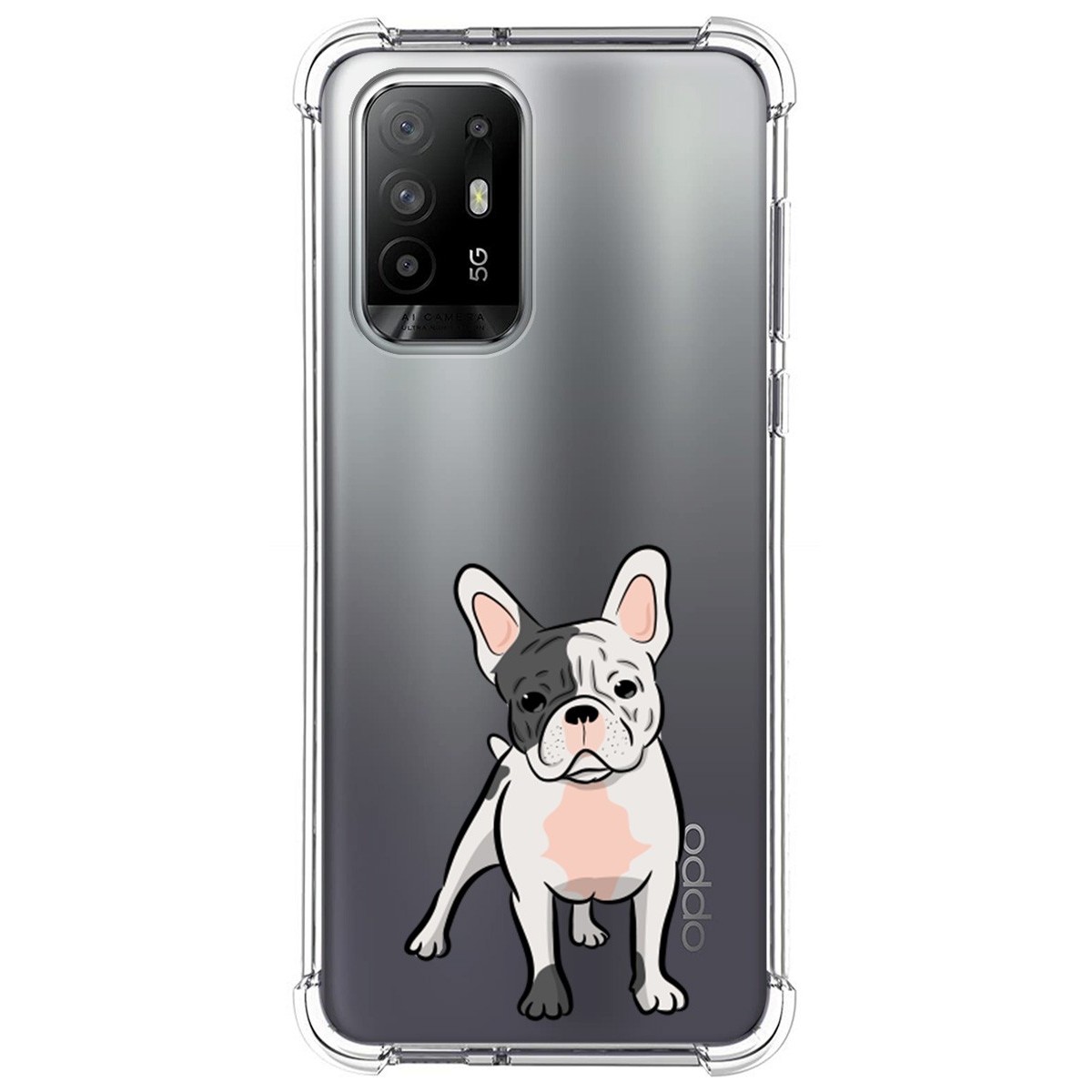 Funda Silicona Antigolpes para Oppo A94 5G diseño Perros 06 Dibujos