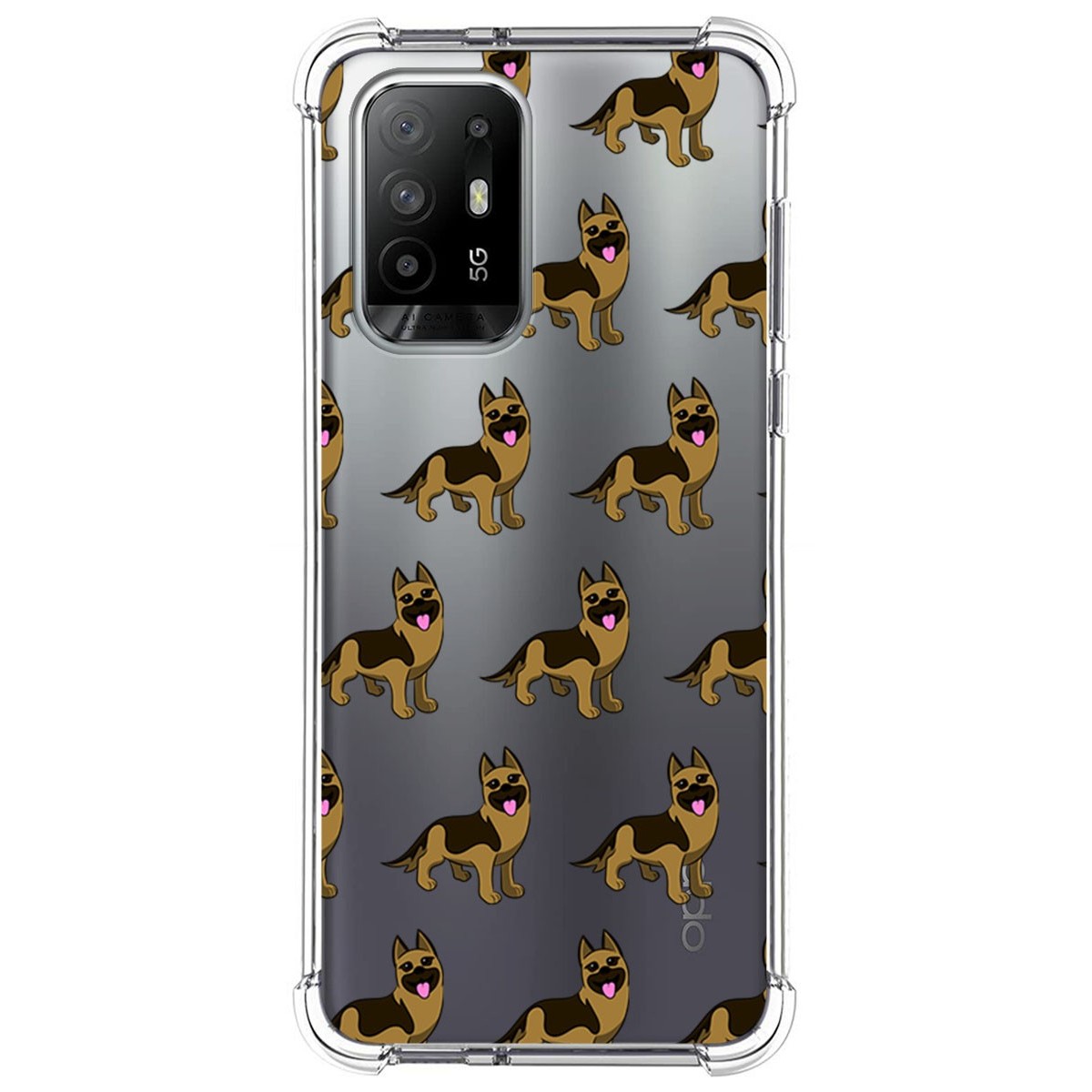 Funda Silicona Antigolpes para Oppo A94 5G diseño Perros 09 Dibujos