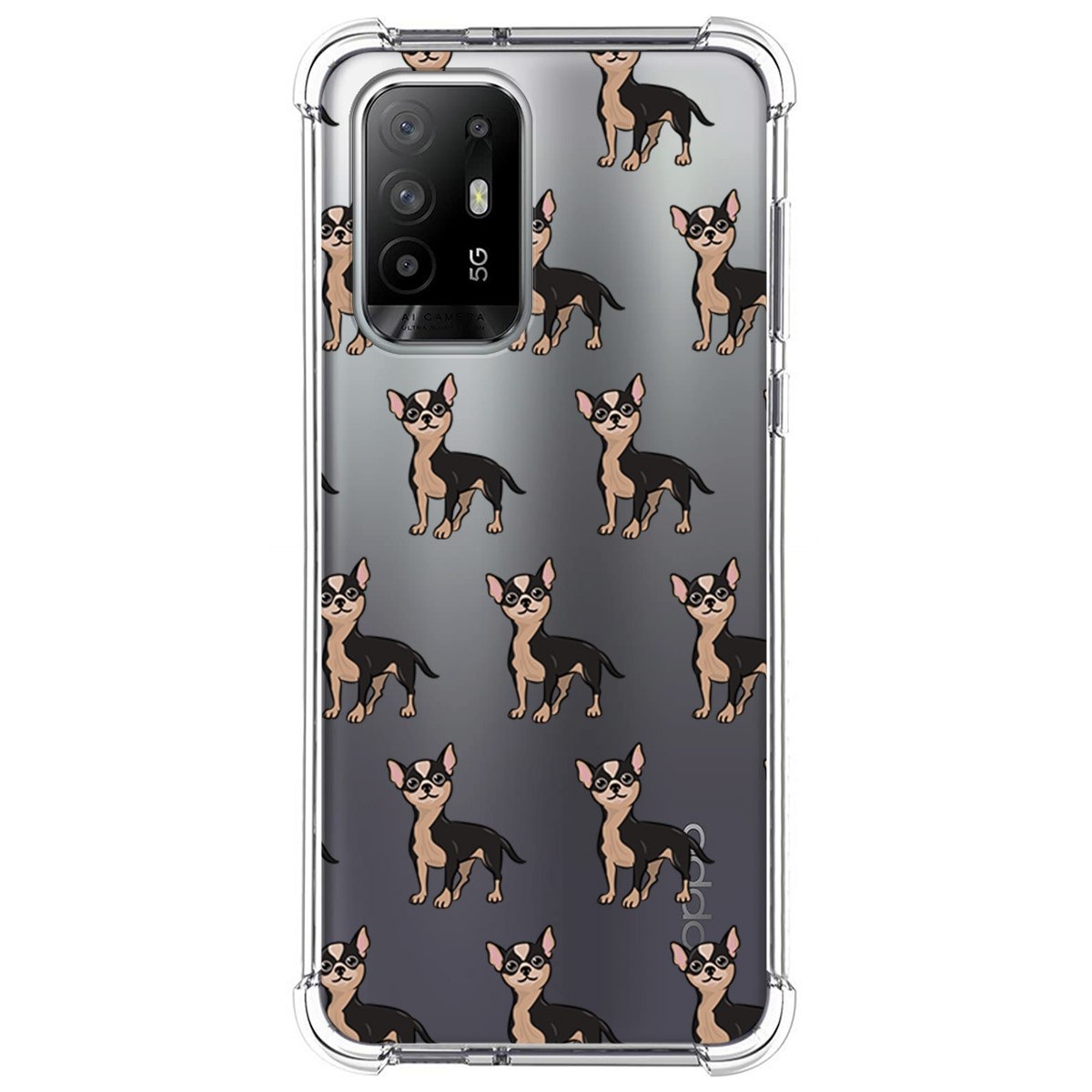 Funda Silicona Antigolpes para Oppo A94 5G diseño Perros 11 Dibujos