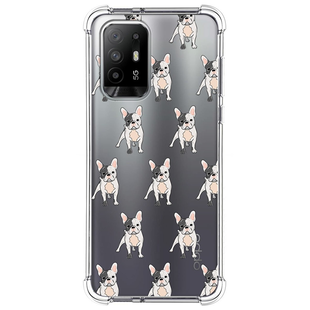 Funda Silicona Antigolpes para Oppo A94 5G diseño Perros 12 Dibujos