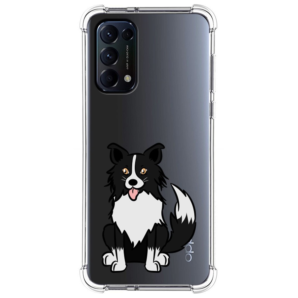 Funda Silicona Antigolpes para Oppo Find X3 Lite 5G diseño Perros 01 Dibujos
