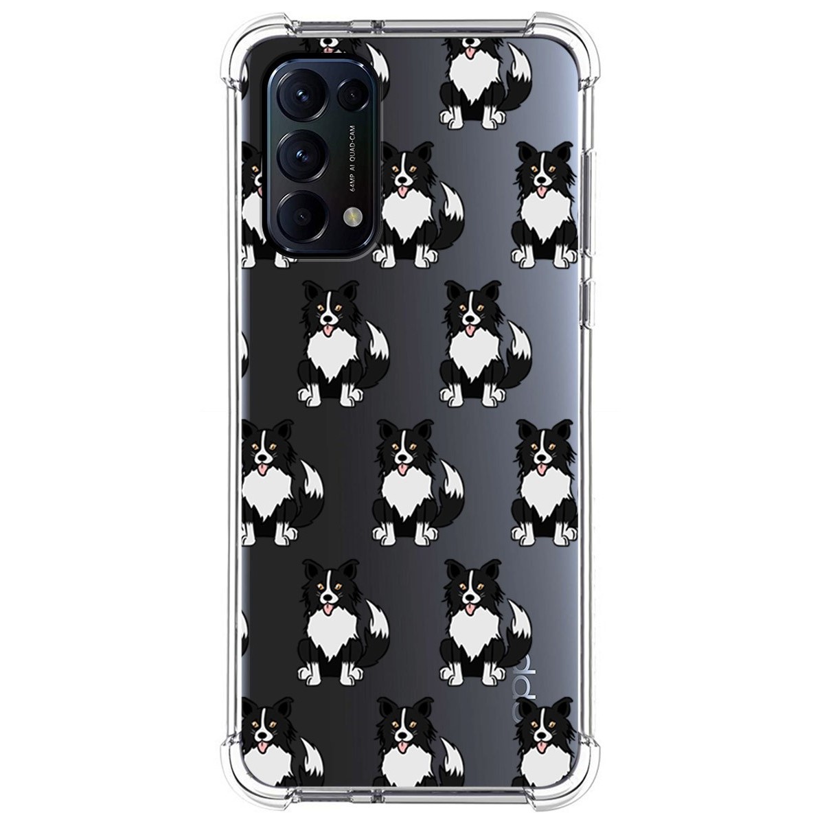 Funda Silicona Antigolpes para Oppo Find X3 Lite 5G diseño Perros 07 Dibujos