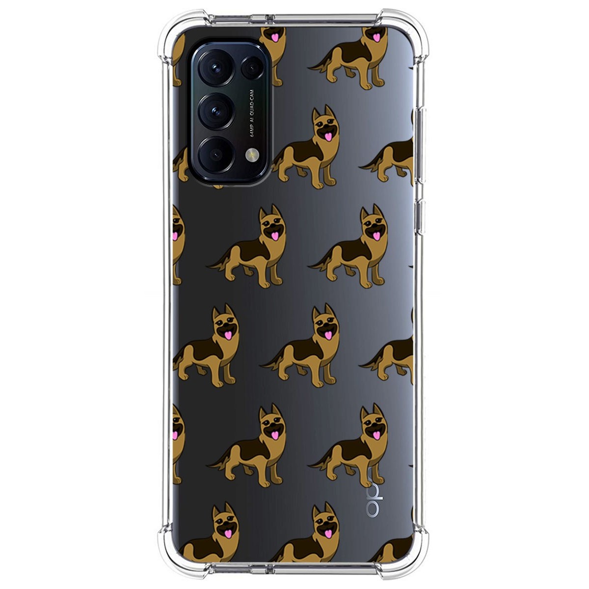 Funda Silicona Antigolpes para Oppo Find X3 Lite 5G diseño Perros 09 Dibujos
