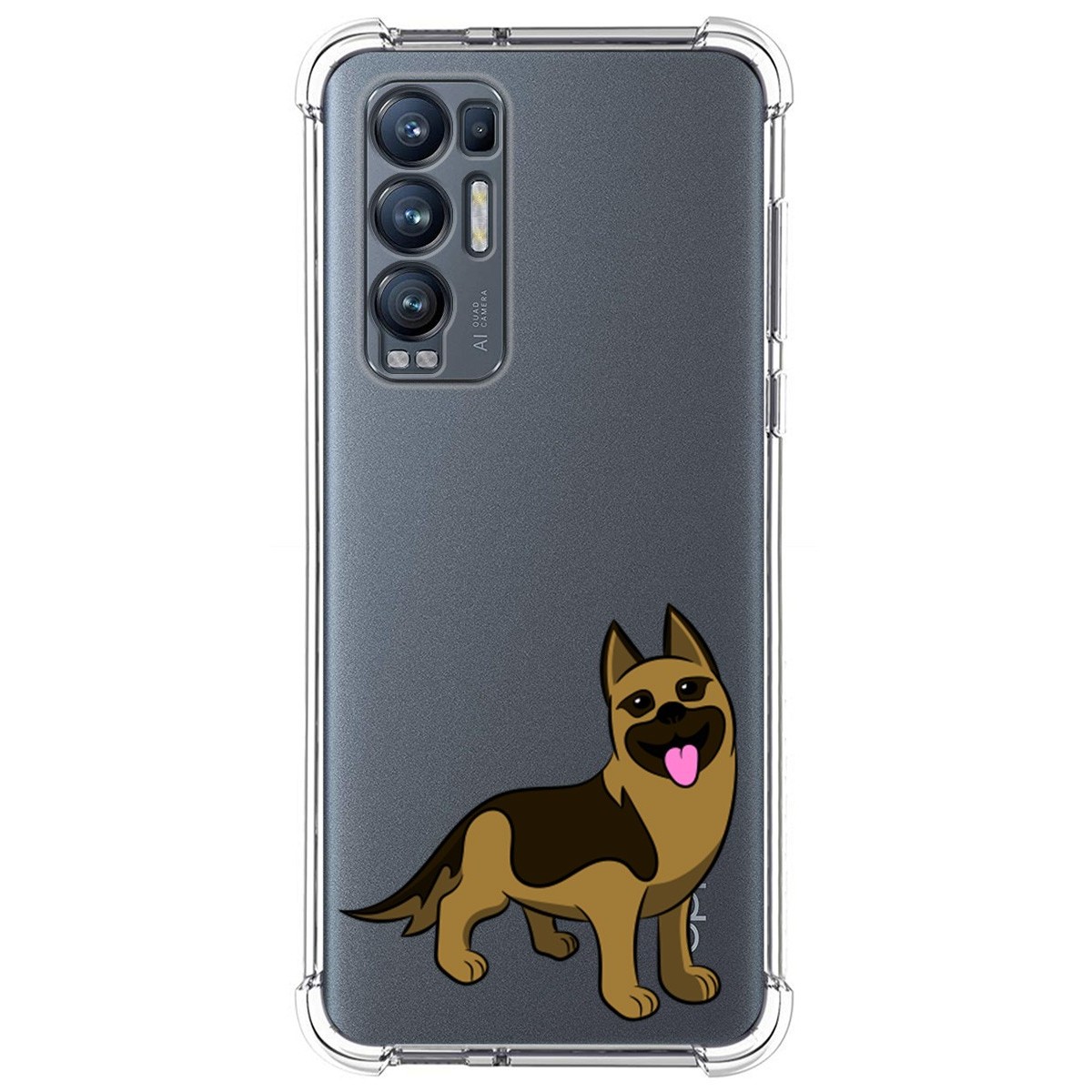 Funda Silicona Antigolpes para Oppo Find X3 Neo 5G diseño Perros 03 Dibujos