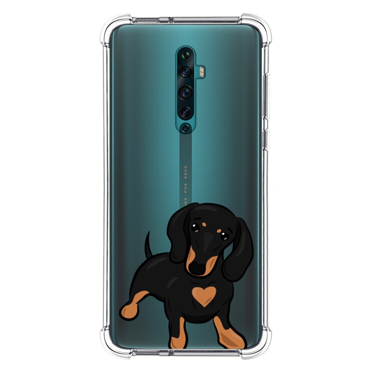 Funda Silicona Antigolpes para Oppo Reno 2Z diseño Perros 04 Dibujos
