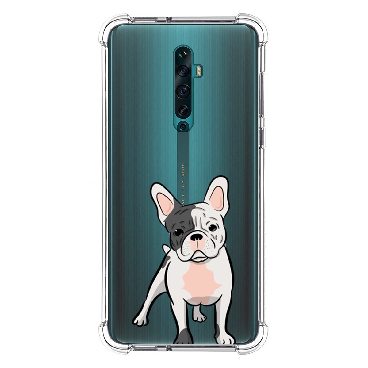 Funda Silicona Antigolpes para Oppo Reno 2Z diseño Perros 06 Dibujos