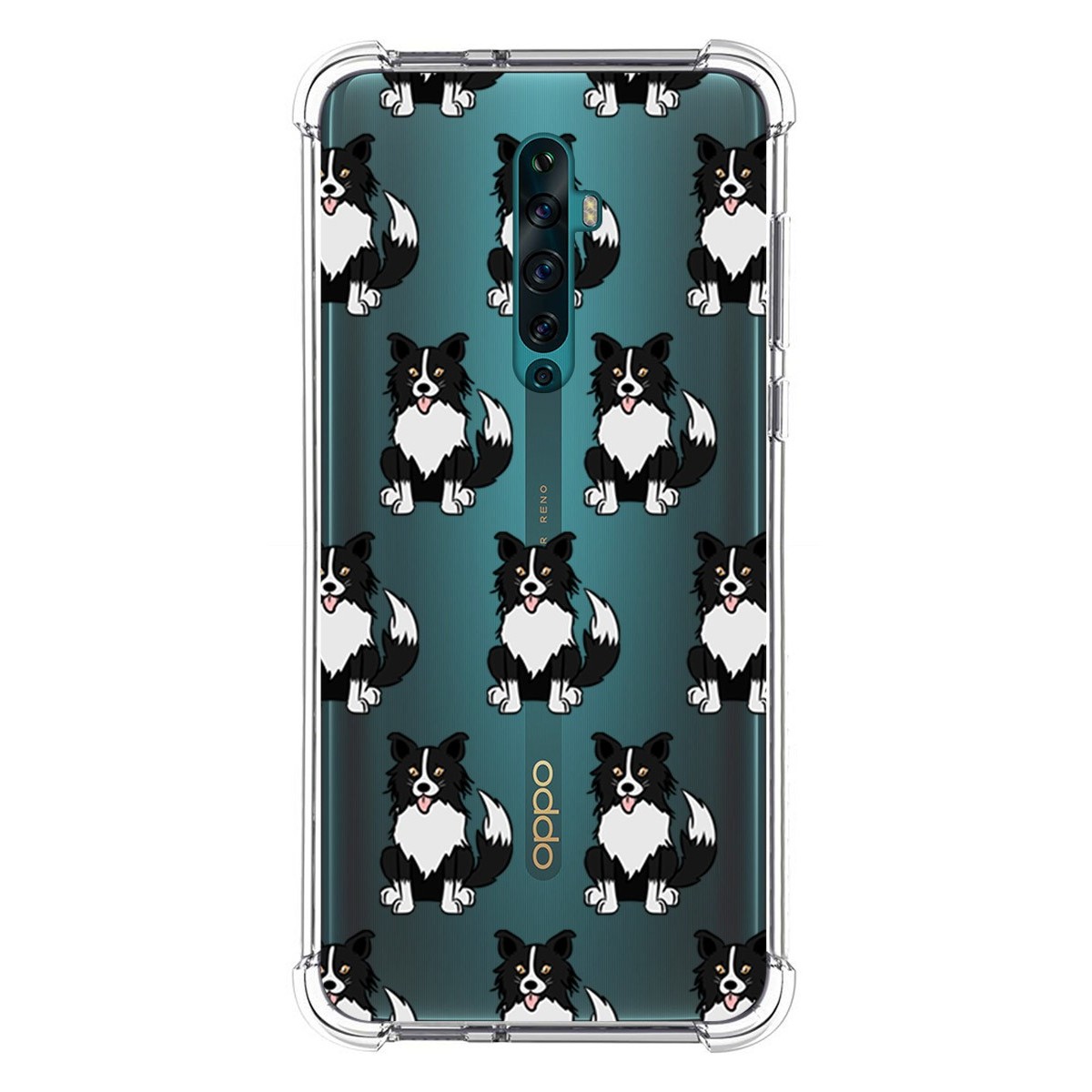 Funda Silicona Antigolpes para Oppo Reno 2Z diseño Perros 07 Dibujos