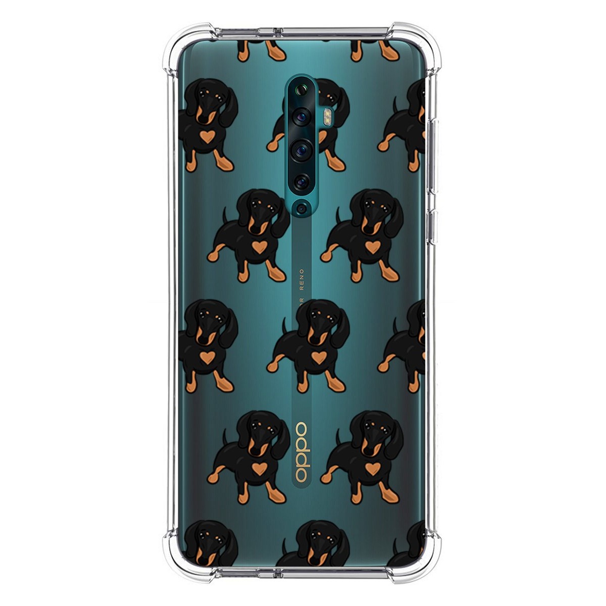 Funda Silicona Antigolpes para Oppo Reno 2Z diseño Perros 10 Dibujos