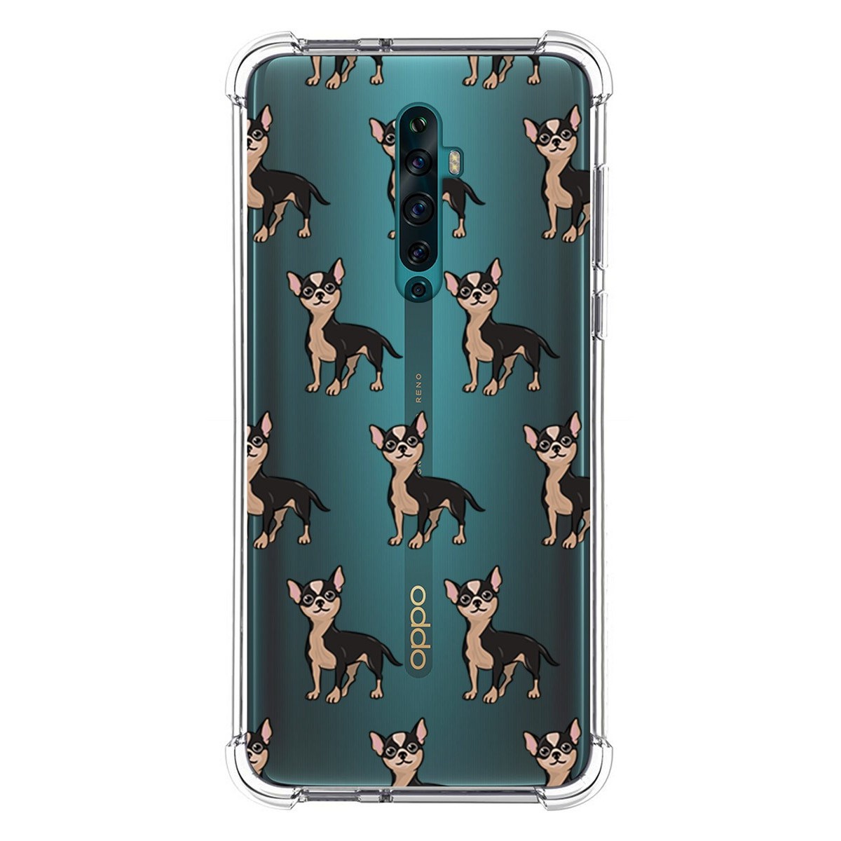 Funda Silicona Antigolpes para Oppo Reno 2Z diseño Perros 11 Dibujos