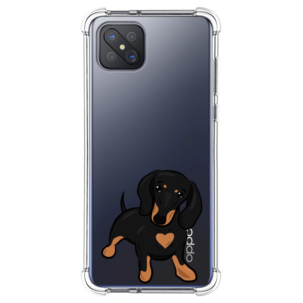 Funda Silicona Antigolpes para Oppo Reno 4Z 5G diseño Perros 04 Dibujos