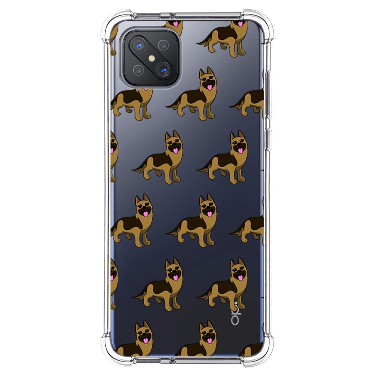 Funda Silicona Antigolpes para Oppo Reno 4Z 5G diseño Perros 09 Dibujos