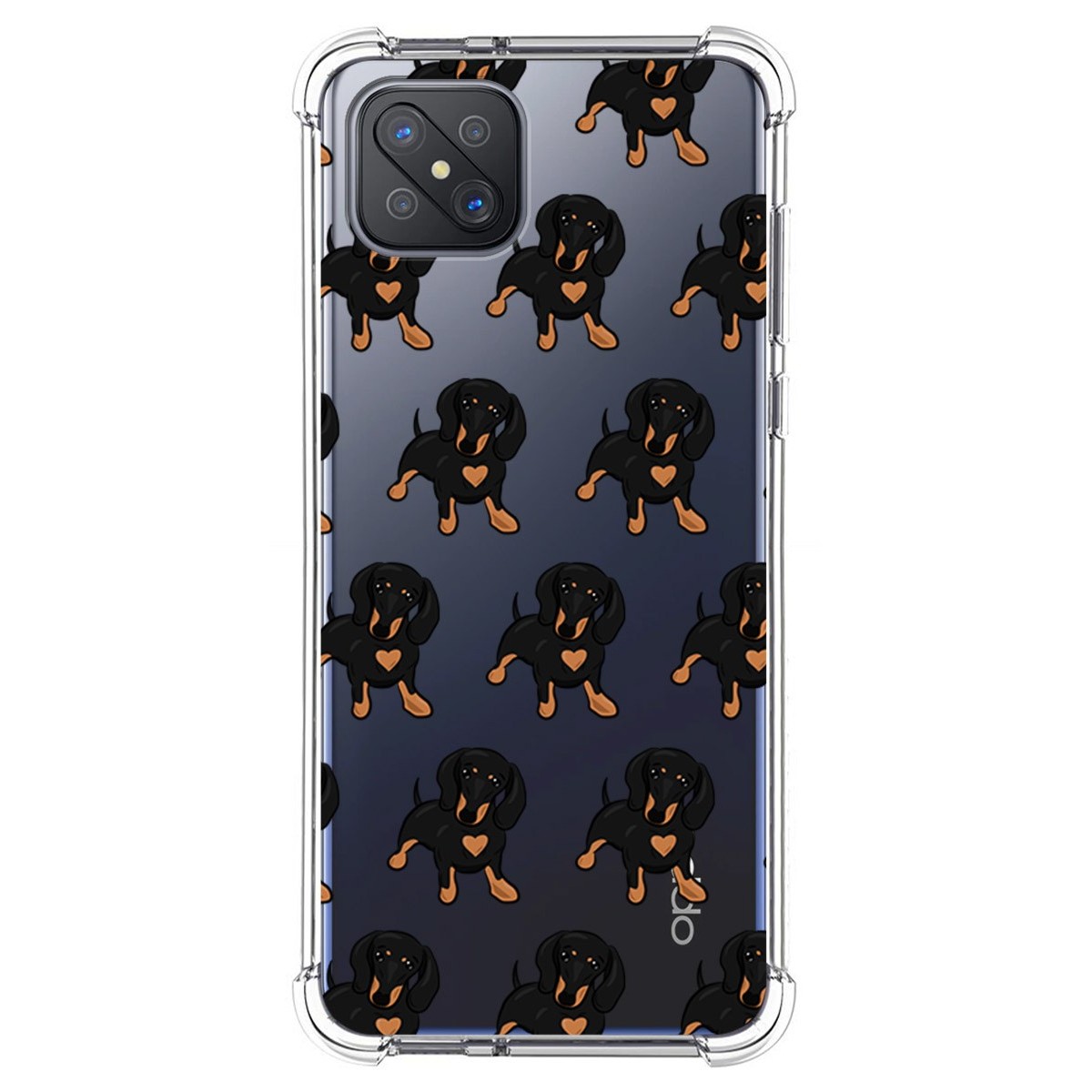 Funda Silicona Antigolpes para Oppo Reno 4Z 5G diseño Perros 10 Dibujos