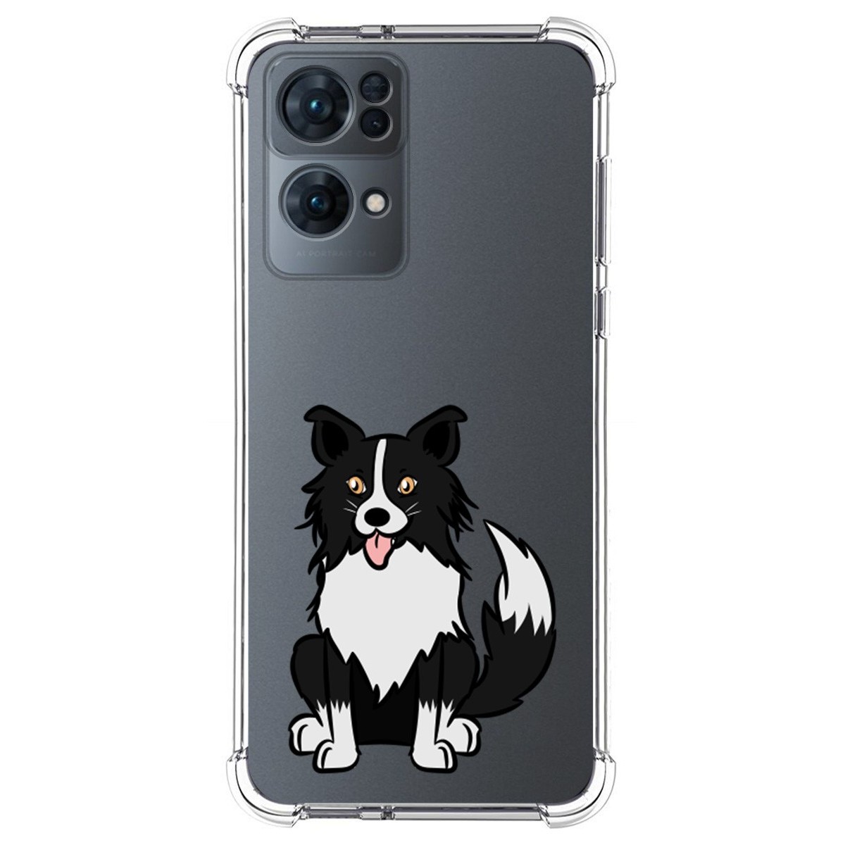 Funda Silicona Antigolpes para Oppo Reno 7 Pro 5G diseño Perros 01 Dibujos