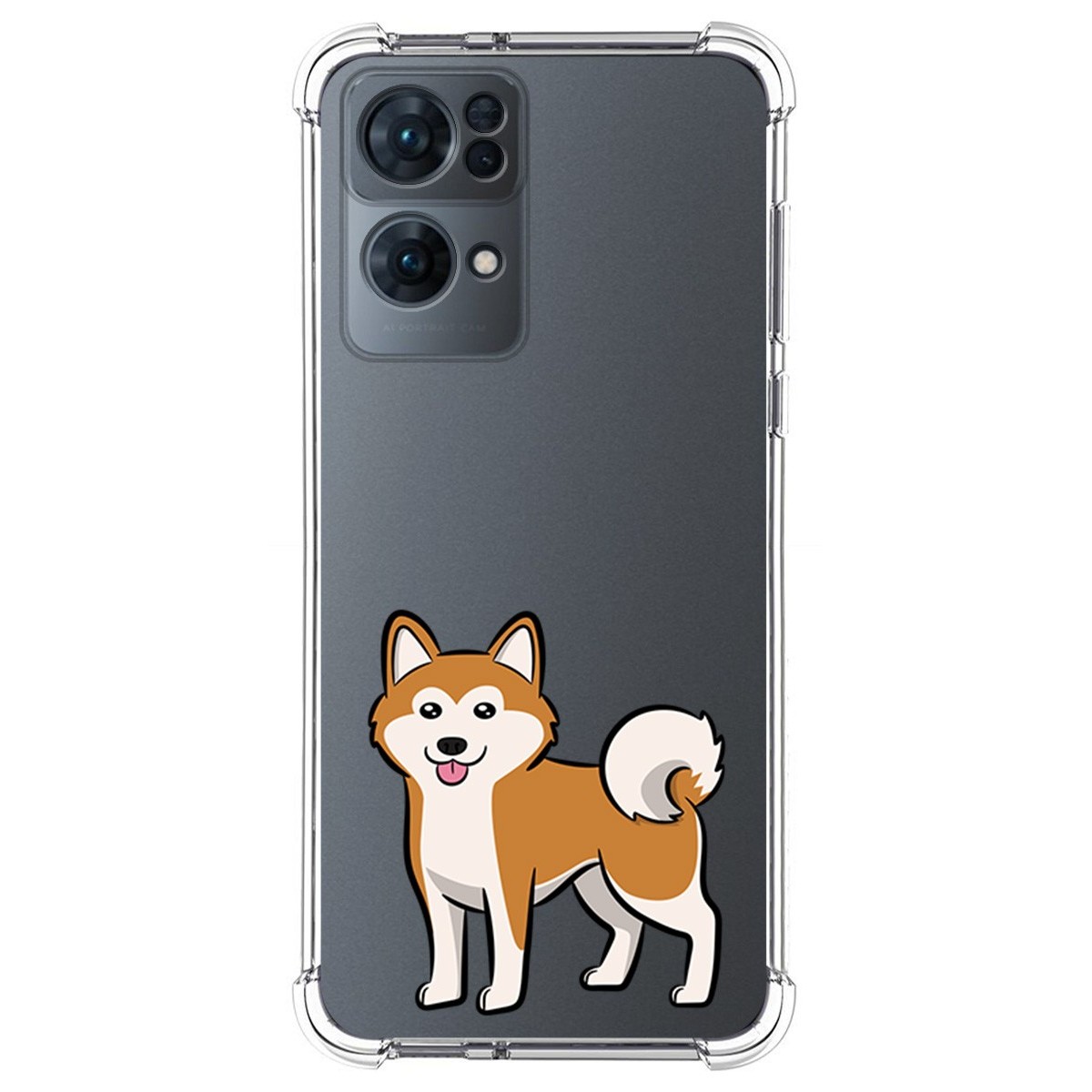 Funda Silicona Antigolpes para Oppo Reno 7 Pro 5G diseño Perros 02 Dibujos