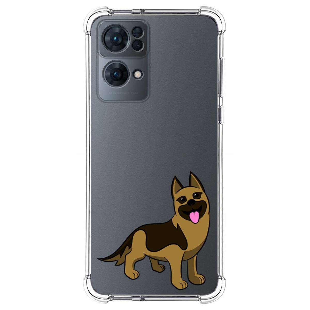 Funda Silicona Antigolpes para Oppo Reno 7 Pro 5G diseño Perros 03 Dibujos