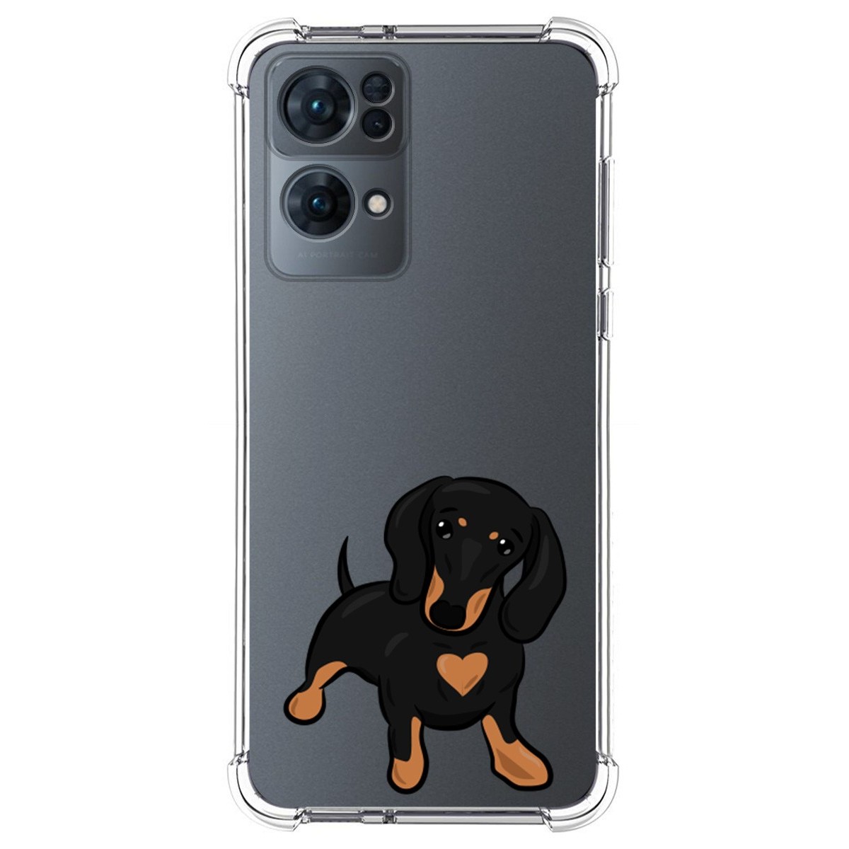 Funda Silicona Antigolpes para Oppo Reno 7 Pro 5G diseño Perros 04 Dibujos