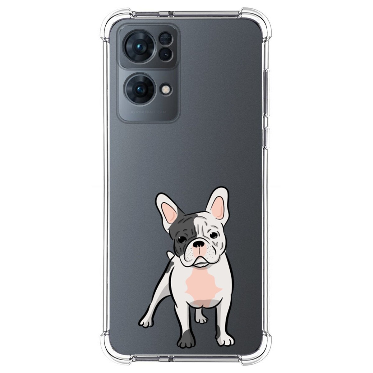 Funda Silicona Antigolpes para Oppo Reno 7 Pro 5G diseño Perros 06 Dibujos