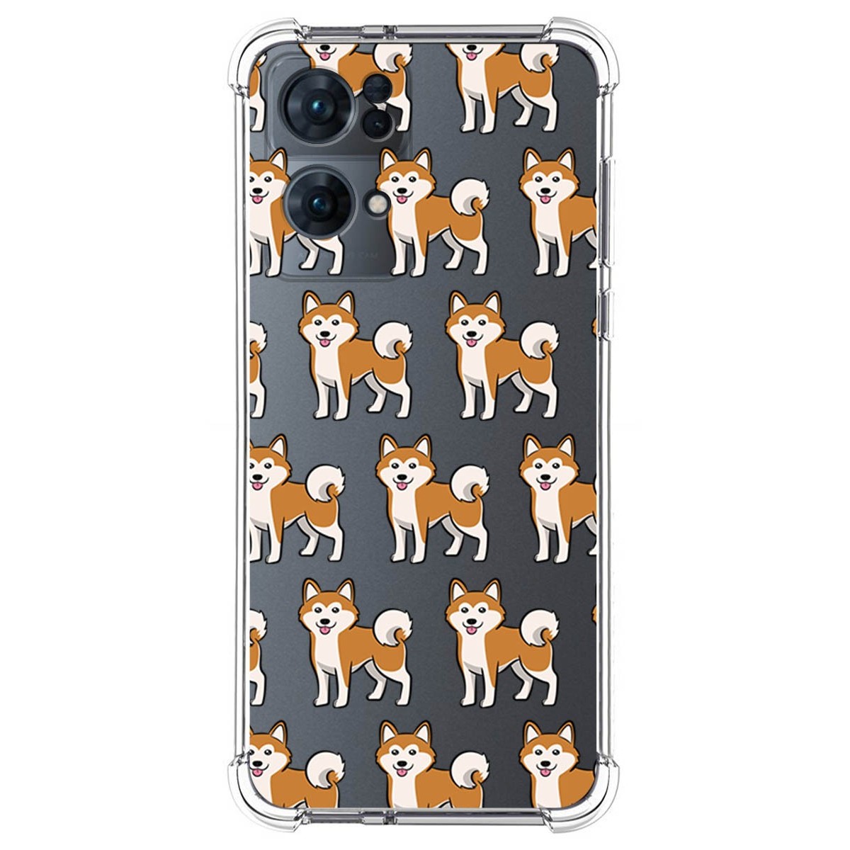 Funda Silicona Antigolpes para Oppo Reno 7 Pro 5G diseño Perros 08 Dibujos