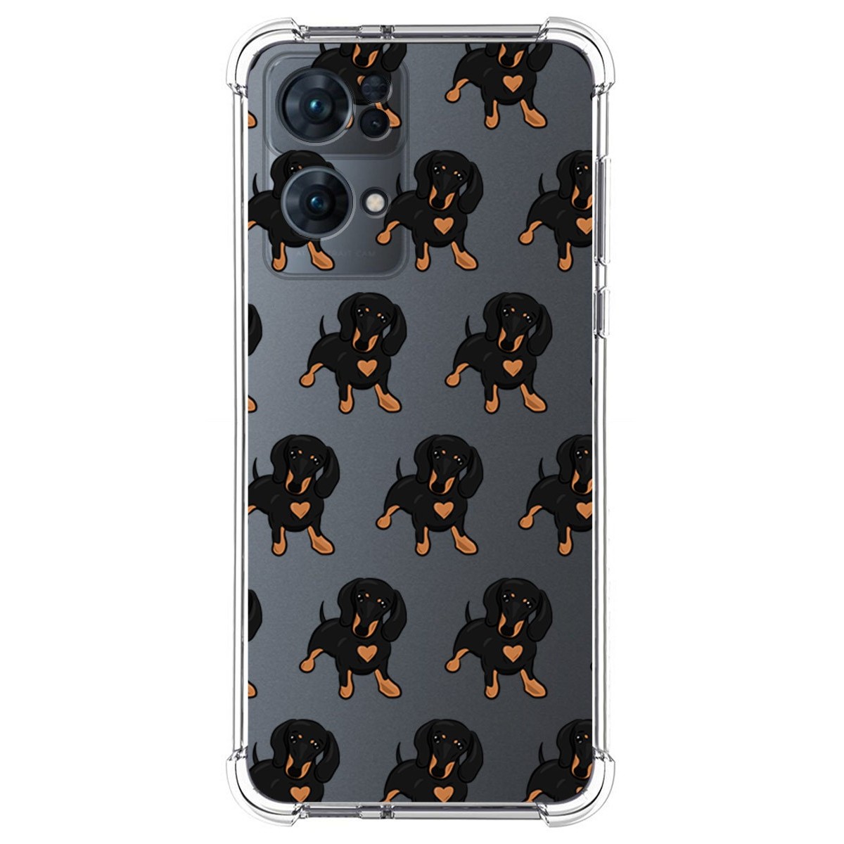 Funda Silicona Antigolpes para Oppo Reno 7 Pro 5G diseño Perros 10 Dibujos